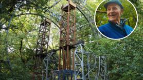 Bruno, 89 años, construye a mano el único parque de atracciones sin electricidad de Europa: "Lo hice porque me divertía, pero cuando veo a la gente feliz, yo también soy feliz"