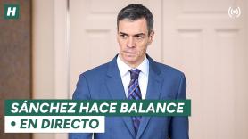 Pedro Sánchez hace balance del curso político, vídeo en directo