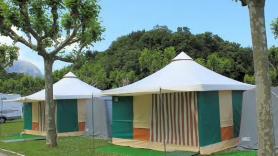 Sí, vacaciones en la naturaleza, pero con aire acondicionado para hacer frente al intenso calor
