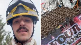 Un bombero acude al incendio de un bosque y se indigna al encontrar el origen: "La estupidez humana hace más fuegos de lo que pensamos"