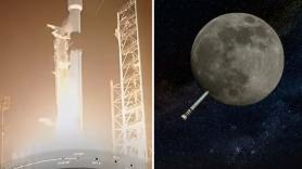 Una nave a la deriva de SpaceX, de Elon Musk, choca contra el cráter de Einstein en la Luna a 8.700 kilómetros por hora: "No es un accidente, sino una señal"
