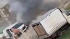 "Safari humano" en Ucrania: un dron ruso persigue a un vendedor de verduras en un mercado de Jersón