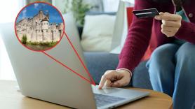 Buscaban un suelo de cemento para la cocina y acabaron comprando un castillo: "Escribí 'castillo' en Google y fue amor a primera vista"