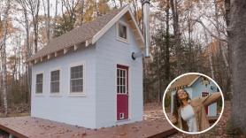Una joven logra construir su propia casa por menos de 9.000 euros: estuvo años viviendo en una autocaravana para poder ahorrar