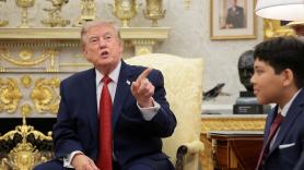 "¡Cállate!": Trump estalla contra una periodista de CNN y la Casa Blanca cruza todas las líneas rojas atacando a sus hijos