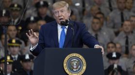 Trump se apropia del estrecho de Ormuz como "nuevo territorio" de EEUU con esta imagen publicada en su red social