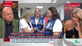 Afra Blanco se cansa de las críticas constantes al Gobierno por los incendios: "No sé si hasta el eclipse ha sido culpa de Sánchez"