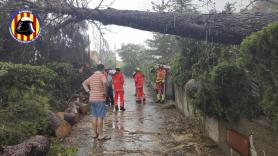 El brusco adiós a la ola de calor: reventones húmedos y vientos huracanados siembran el caos en Valencia