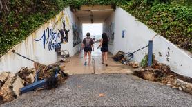 Las lluvias torrenciales inundan calles de Tarragona y dejan once heridos