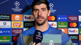 Courtois ve lo que publica el Espanyol sobre Vinicius y responde sin rodeos: "Primero hay que mirarse al espejo"
