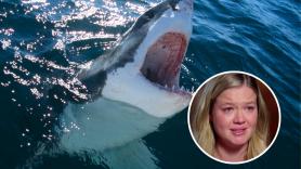 Leah, 34 años, escapa a golpes del ataque de un tiburón blanco de 4 metros: "Fue como luchar contra un dinosaurio"