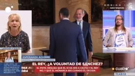 Esperanza Aguirre confunde a Pablo Fernández con Paco Álvarez en Cuatro: "¡Ponte las gafas!"