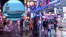 5.000 marines desembarcan en Pattaya, la ciudad del pecado de Tailandia, tras 250 días en el mar: "Esta visita podría ser nuestra mayor esperanza"