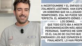 El cómico Marc Biarnés, más serio que nunca por lo ocurrido en las concentraciones por Ceuta: "Es la primera vez que siento que ya hemos perdido mucho"