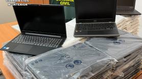Detenido en Salobreña (Granada) tras robar 159 ordenadores portátiles valorados en alrededor de 80.000 euros
