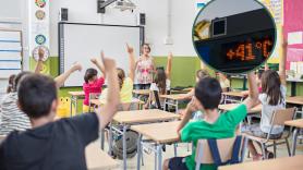 Los profesores tienen derecho a 27 grados y los alumnos a nada: el primer día de colegio en Madrid llega a 37 y sin aire acondicionado