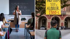 Sandra, profesora interina, renuncia a una sustitución de un curso entero al no encontrar piso en Teruel: "Solo había alojamientos turísticos que exigían estar de lunes a viernes"