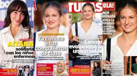 Portadas de la revistas del corazón del 9 de septiembre: el reinado de la princesa Leonor (con permiso de Georgina) y el dineral que pide la baronesa Thyssen