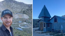 Brent, 38 años, compró un pueblo fantasma sin agua ni internet: "La gente cree que alejándose de todos se convertirá en quien debería ser, pero no funciona así"