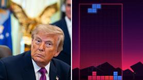 Tetris gana a la partida a la Casa Blanca y Trump tiene que retirar el juego del muro: "Nos tomamos en serio el copyright"