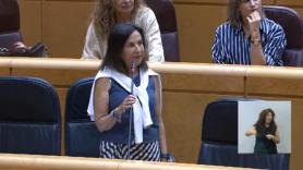 Margarita Robles, al PP: "No sé por qué no se cansan de darme consejos, si saben que no les hago ningún caso"