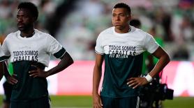Vinicius, Mbappé y Konaté no enseñan el mensaje de apoyo a Ceuta en la camiseta en el Elche-Real Madrid