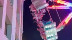 El llamativo vídeo de una atracción de feria que casi se cuela en las casas de un pueblo de Navarra