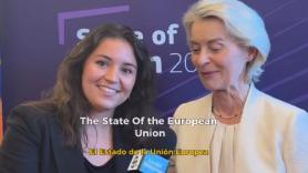 Una española becada en la UE arrasa con lo que ha conseguido hacer con Von Der Leyen para explicar su discurso