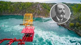 En 1916 un ingeniero cántabro colgó un transbordador sobre el Niágara: 110 años después sigue cruzando turistas