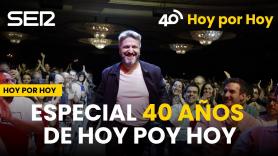 Sigue en directo el programa especial de 'Hoy por Hoy' por su 40º aniversario