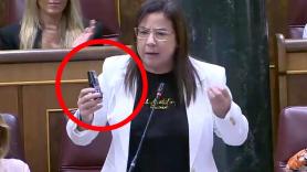 Armengol expulsa a una diputada del PP por exhibir un espray de gas pimienta