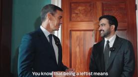 Este vídeo que publica Zohran Mamdani con Pedro Sánchez da la vuelta al mundo: divide mucho a los expertos en comunicación