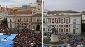 Acamparon en Sol en 2011 con 25 años y han vuelto con 40: los veteranos del 15M cuentan lo que ha cambiado en su casa (y en la plaza) estos 15 años