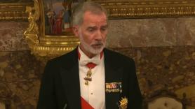 Felipe VI se pronuncia sobre Ceuta en la cena de gala con Macron: "No podemos afrontar solos una responsabilidad que es de todos"