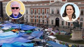 Amaia, Aitana Sánchez-Gijón o Pedro Almodóvar: los famosos que han apoyado la acampada por la vivienda de Sol