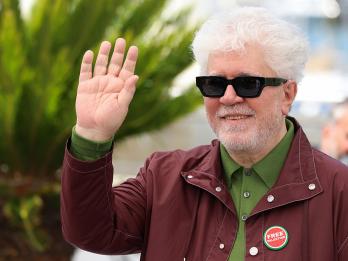 CANNES, FRANCE - MAY 20: Pedro Almodovar poses during the "Amarga Navidad" (Bitter Christmas)  photocall at the 79th annual Cannes Film Festival at Palais des Festivals on May 20, 2026 in Cannes, France. (Photo by Pascal Le Segretain/Getty Images)