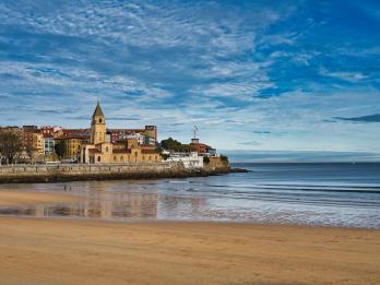 Una imagen de Gijón, en Asturias.