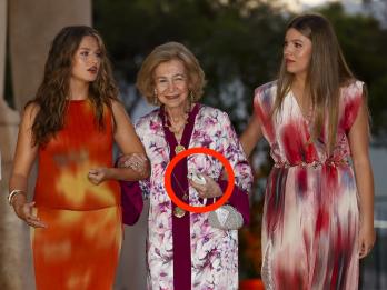 La princesa Leonor, la reina Sofía y la infanta Sofía en Palma de Mallorca.
