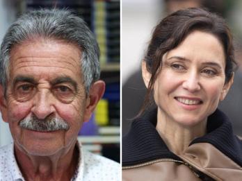 Fotomontaje de Miguel Ángel Revilla e Isabel Díaz Ayuso.