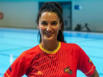 La seleccionadora española de natación artística, Andrea Fuentes.
