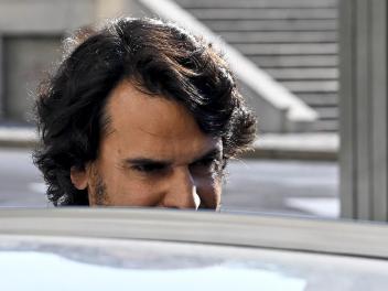 El empresario Alberto González Amador, pareja de la presidenta de Madrid, a su salida de los juzgados de Plaza Castilla en Madrid.