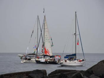 La Flotilla rumbo a Gaza.