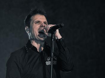 Dani Martín durante su concierto en el Movistar Arena el 14 de noviembre.