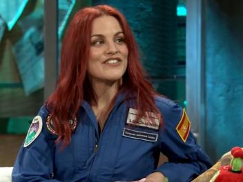 La astronauta Sara García en 'La Revuelta'.