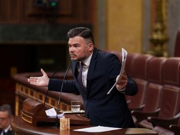 Gabriel Rufián en una imagen de archivo en el Congreso.