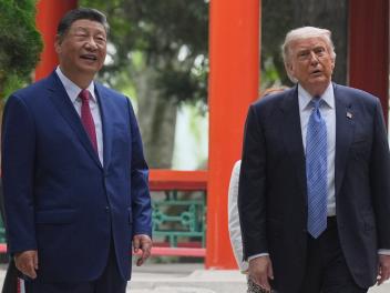 El presidente de China, Xi Jinping, y su homólogo estadounidense, Donald Trump.