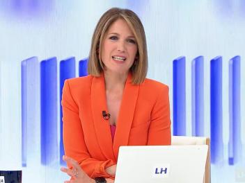 La periodista Silvia Intxaurrondo, al volver la señal de 'La hora de la 1'.