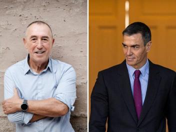 Joan Baldoví y Pedro Sánchez, en una imagen de archivo.