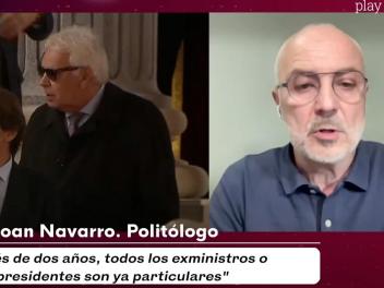 El politólogo Joan Navarro en La noche en 24 horas.