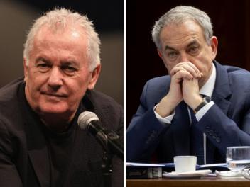 Fotomontaje de Víctor Manuel y José Luis Rodríguez Zapatero.